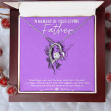 In Loving Memory Forever Love Necklace with On Demand Message Card