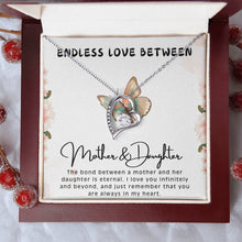 Endless Love Forever Love Necklace with On Demand Message Card