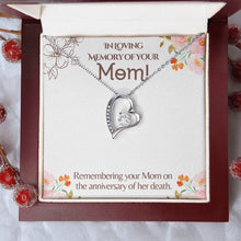 In Loving Memory Forever Love Necklace with On Demand Message Card