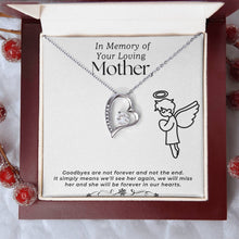 In Memory of Forever Love Necklace with On Demand Message Card