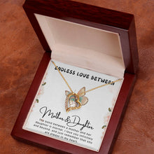 Endless Love Forever Love Necklace with On Demand Message Card