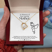 In Memory of Forever Love Necklace with On Demand Message Card