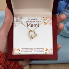 In Loving Memory Forever Love Necklace with On Demand Message Card