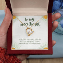 To my Sweetheart Love Necklace