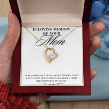 In Loving Memory  Forever Love Necklace with On Demand Message Card