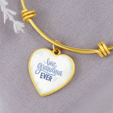 Best Grandma Heart Bangle