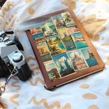 Vintage Inspiring Location Graphic Leather Journal