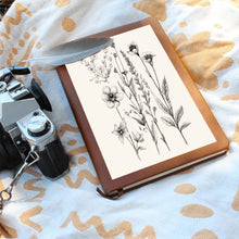 Hand Drawn Illustration Graphic Leather Journal