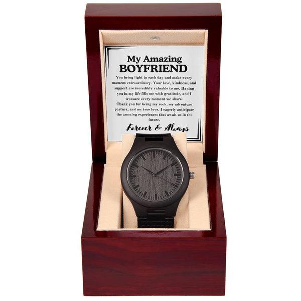 My Amazing Boyfriend Wooden Watch + MC (NO ENGRAVING)