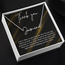 Thank you Signature Name Necklace (With MC)