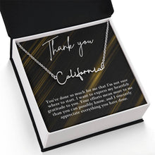 Thank you Signature Name Necklace (With MC)