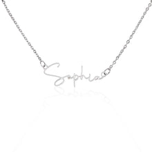 Thank you Signature Name Necklace (With MC)