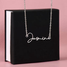 Thank you Signature Name Necklace (With MC)