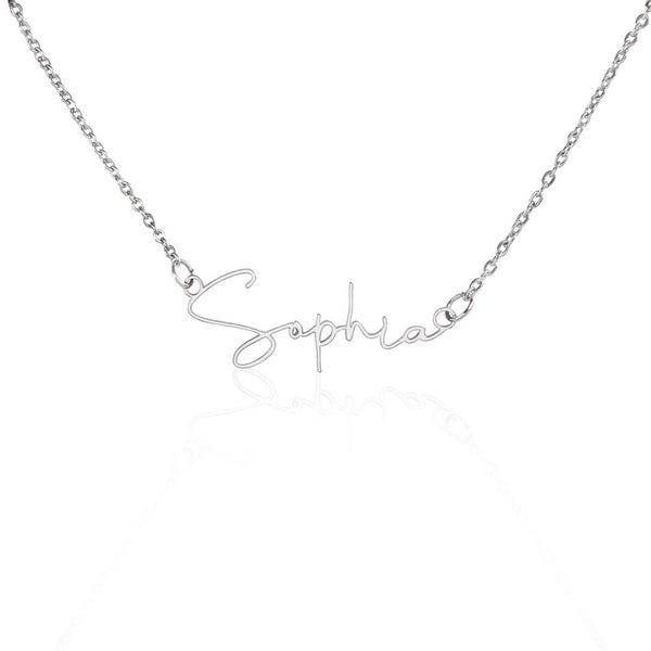 Signature Name Necklace (NO MC)