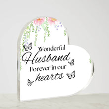 Wonderful Husbands Acrylic Heart Plaque