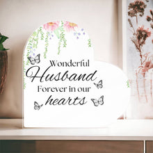 Wonderful Husbands Acrylic Heart Plaque