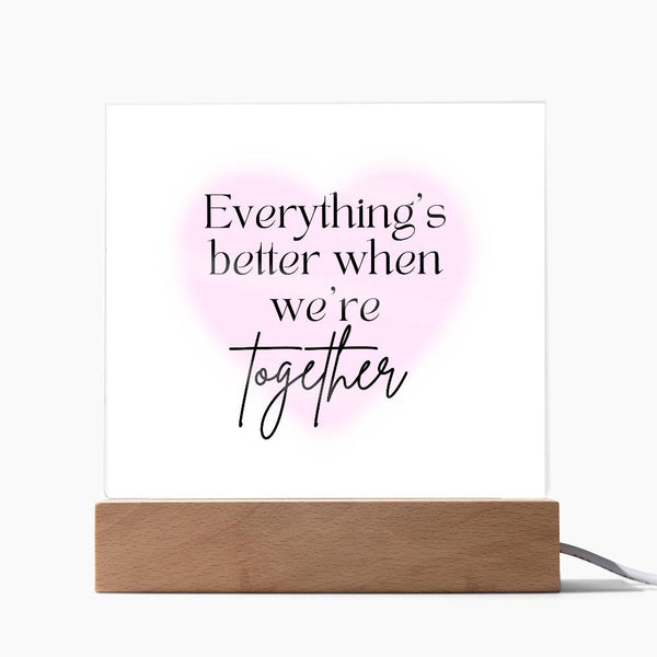 Everything's Acrylic Square Plaque