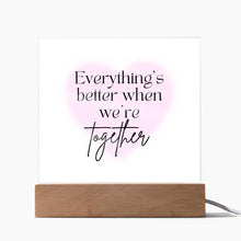 Everything's Acrylic Square Plaque