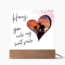 Honey Acrylic Square Plaque