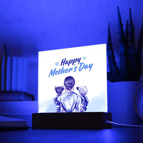 Happy Mother's Day Acrylic Square Plaque