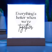 Everything's Acrylic Square Plaque