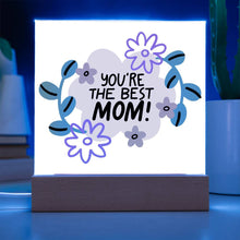 Best MOM Acrylic Square Plaque