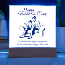 Happy Father's Day Acrylic Square Plaque