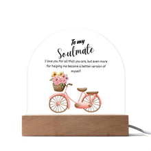 Soulmate Acrylic Dome Plaque