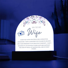 Wife Acrylic Dome Plaque