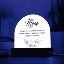 Mom Acrylic Dome Plaque