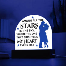 Stars Acrylic Dome Plaque