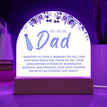 Dad Acrylic Dome Plaque