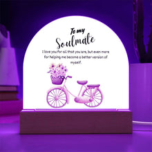 Soulmate Acrylic Dome Plaque