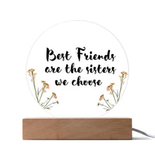 Best Friends Acrylic Circle Plaque