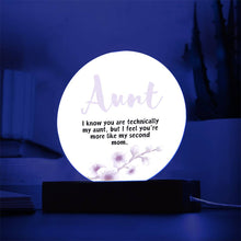 Aunt Acrylic Circle Plaque