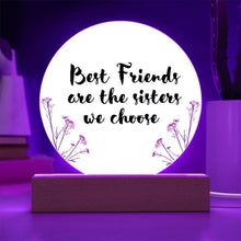 Best Friends Acrylic Circle Plaque