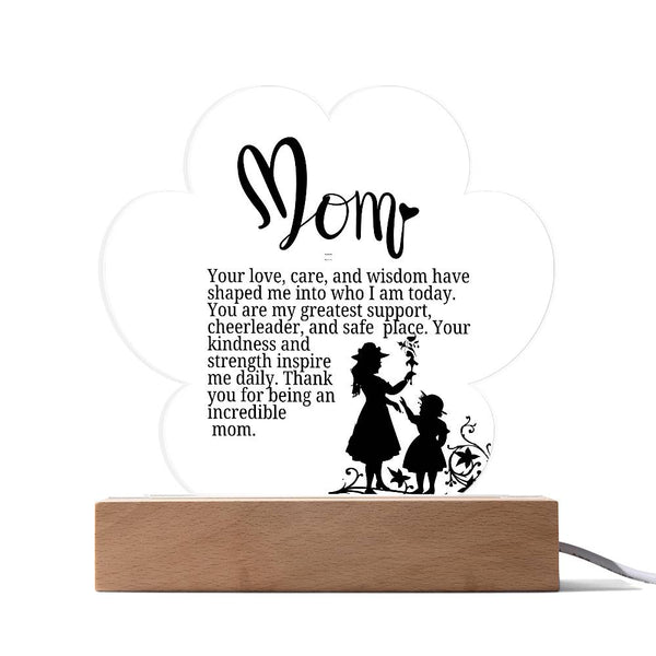 Mom Acrylic Print Plaque