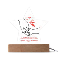 Mom Acrylic Star Plaque