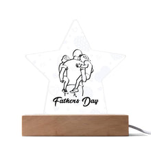 Father's Day Acrylic Star Plaque