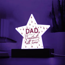 Greatest Dad Acrylic Star Plaque