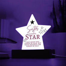 Sister Star Acrylic Star Plaque