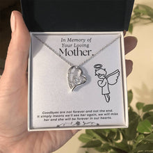 In Memory of Forever Love Necklace with On Demand Message Card