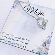 Mom Forever Love Necklace with On Demand Message Card