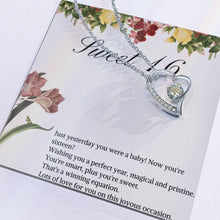 Sweet 16 Forever Love Necklace