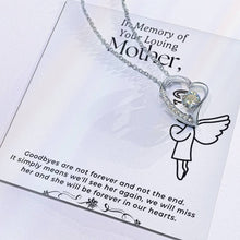 In Memory of Forever Love Necklace with On Demand Message Card