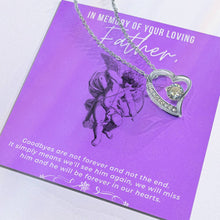 In Loving Memory Forever Love Necklace with On Demand Message Card