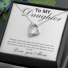 To my daughter  Forever Love Necklace with On Demand Message Card