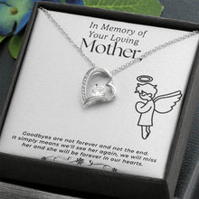 In Memory of Forever Love Necklace with On Demand Message Card