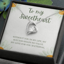 To my Sweetheart Love Necklace