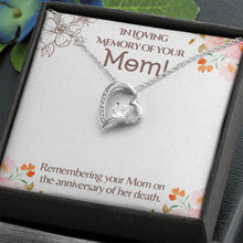 In Loving Memory Forever Love Necklace with On Demand Message Card